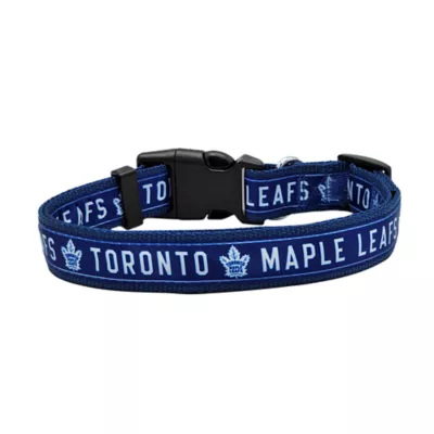 Pets First NHL Toronto Maple Leafs Satin Dog Collar - Image 2