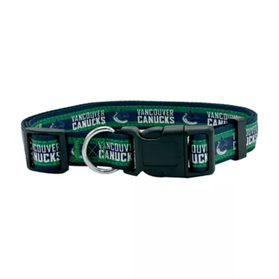 Pets First NHL Vancouver Canucks Satin Dog Collar - Image 1