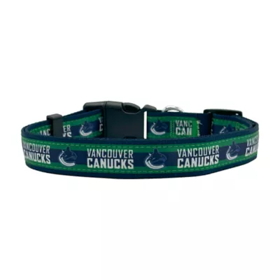 Pets First NHL Vancouver Canucks Satin Dog Collar - Image 2