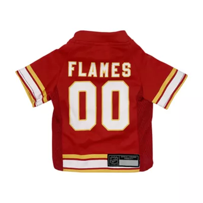 Pets First NHL Calgary Flames Pet Jersey for Dog & Cat - Image 1