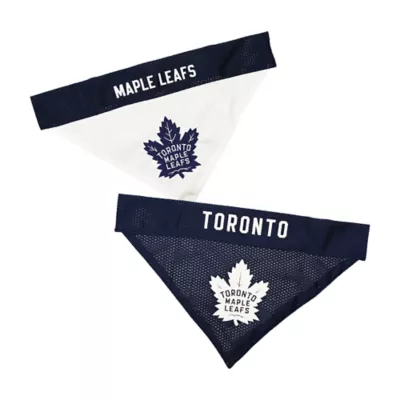 Pets First NHL Toronto Maple Leafs Reversible Pet Bandana for Dog & Cat - Image 1