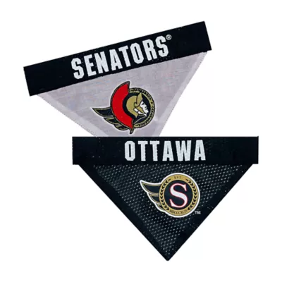 Pets First NHL Ottawa Senators Pet Reversible Bandana for Dog & Cat - Image 1