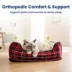 PawsPik Cozy Fleece & Plush Orthopedic Bolster Dog & Cat Bed image thumbnail 5