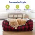 PawsPik Cozy Fleece & Plush Orthopedic Bolster Dog & Cat Bed image thumbnail 9