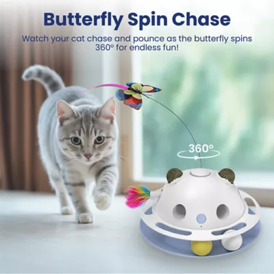 PawsPik Feather Frenzy 4-Function Interactive Cat Toy - Image 3