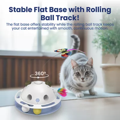 PawsPik Feather Frenzy 4-Function Interactive Cat Toy - Image 4