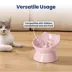 PawsPik Lynx Ceramic Raised Slow Feeder Cat Bowl image thumbnail 4