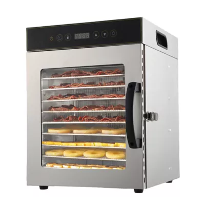 PawsPik 12-Tray Stainless Steel Dog & Cat Treat Dehydrator - Image 1