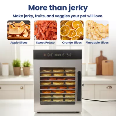 PawsPik 12-Tray Stainless Steel Dog & Cat Treat Dehydrator - Image 6
