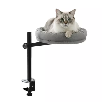PawsPik Adjustable 360° Desk Cotton Cat Nest Bed - Image 1