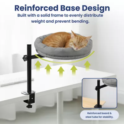 PawsPik Adjustable 360° Desk Cotton Cat Nest Bed - Image 5