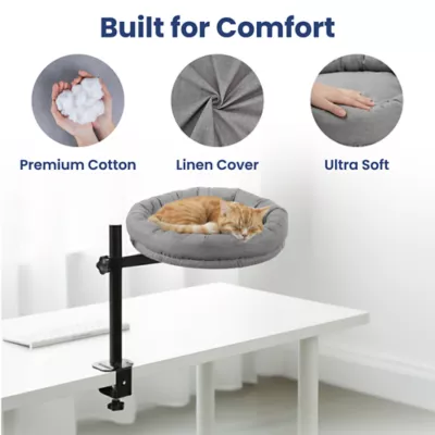 PawsPik Adjustable 360° Desk Cotton Cat Nest Bed - Image 6