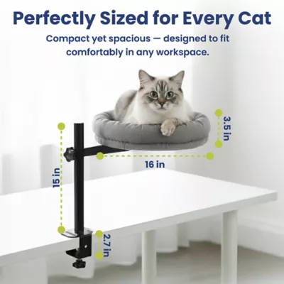 PawsPik Adjustable 360° Desk Cotton Cat Nest Bed - Image 7