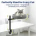 PawsPik Adjustable 360° Desk Cotton Cat Nest Bed image thumbnail 7
