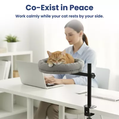 PawsPik Adjustable 360° Desk Cotton Cat Nest Bed - Image 8
