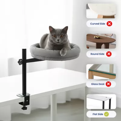 PawsPik Adjustable 360° Desk Cotton Cat Nest Bed - Image 9