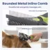PawsPik 3-In-1 Groom Rake, Deshedder, & Comb Combo Dog Brush image thumbnail 4