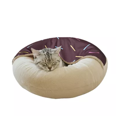 PawsPik Orthopedic Memory Foam Donut Dog & Cat Bed - Image 1