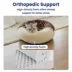 PawsPik Orthopedic Memory Foam Donut Dog & Cat Bed image thumbnail 3