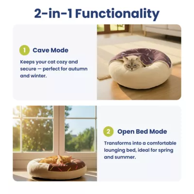 PawsPik Orthopedic Memory Foam Donut Dog & Cat Bed - Image 5