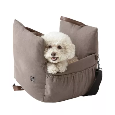 PawsPik Convertible Plush 3-In-1 Pet Carrier, Travel Bed, & Car Seat - Image 1