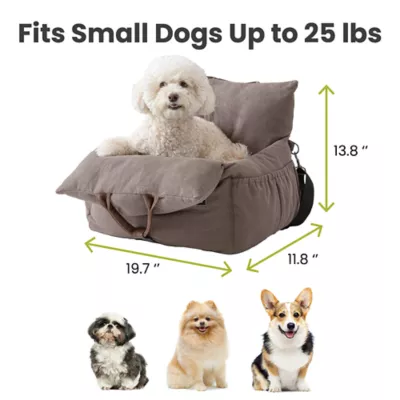 PawsPik Convertible Plush 3-In-1 Pet Carrier, Travel Bed, & Car Seat - Image 9