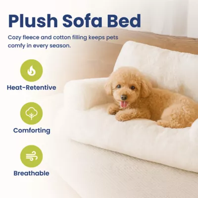 PawsPik Plush Support Sofa Bed for Dogs & Cats - Image 2