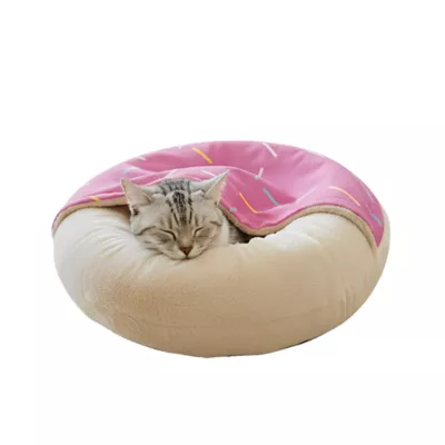 PawsPik Orthopedic Memory Foam Donut Dog & Cat Bed - Image 1