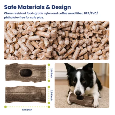 PawsPik 3-In-1 Tree Stump Interactive Frozen Dog Treat Toy - Image 4