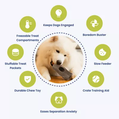 PawsPik 3-In-1 Tree Stump Interactive Frozen Dog Treat Toy - Image 7