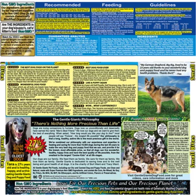 Gentle Giants Small Bites All Life Stages Dry Dog Food - Natural, Non-GMO, Chicken - Image 8