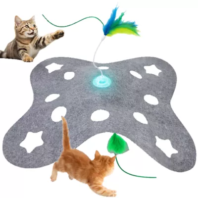 PawsPik Tumbling 3-In-1 Hide & Seek Cat Toy - Image 1