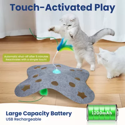 PawsPik Tumbling 3-In-1 Hide & Seek Cat Toy - Image 4