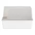 Tuft & Paw High-Sided, Open-Top Cat Litter Box W/ Anti-Stick Odor Resistent Plastic, White/Grey image thumbnail 1