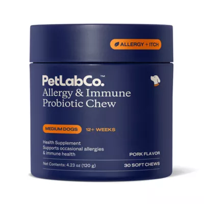 PetLab Co. Allergy & Immune Probiotic Dog Supplement, Pork Flavor, Small to Large Dogs - Image 1
