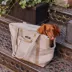 Cleverpup Lightweight Transit Tote Dog Carrier W/ Food-Safe Pouch & Poop Bag Dispenser, 4 Pc Set image thumbnail 3