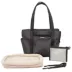 Cleverpup Lightweight Transit Tote Dog Carrier W/ Food-Safe Pouch & Poop Bag Dispenser, Graphite image thumbnail 1