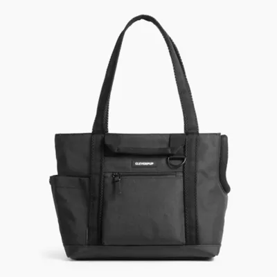 Cleverpup Lightweight Transit Tote Dog Carrier W/ Food-Safe Pouch & Poop Bag Dispenser, Graphite - Image 5