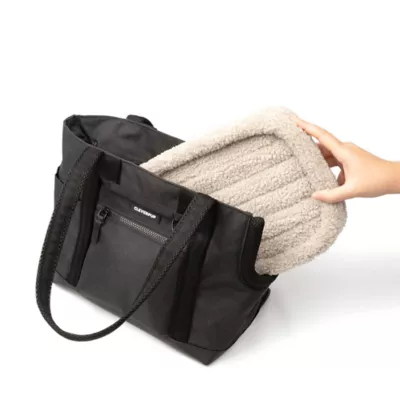 Cleverpup Lightweight Transit Tote Dog Carrier W/ Food-Safe Pouch & Poop Bag Dispenser, Graphite - Image 7