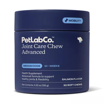 PetLab Co. Advanced Joint Care Chews for Dogs, Salmon Flavor, 30 Count, Small to Large Dogs - Image 1
