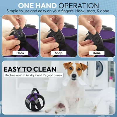 Gooby Soft Mesh X Step In Dog Harness - Image 4