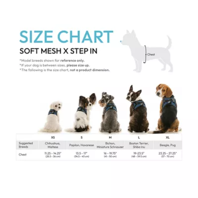 Gooby Soft Mesh X Step In Dog Harness - Image 5