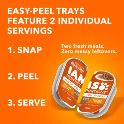 IAMS Perfect Portions Grain Free Wet Cat Food - Cuts in Gravy, Variety Pack, 24 Count, 2.6 OZ - Image 5