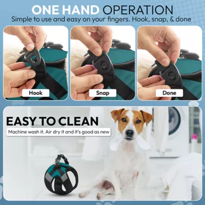 Gooby Soft Mesh X Step In Dog Harness - Image 4