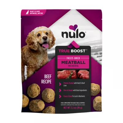 Nulo True Boost Freeze Dried Meatball Mixers All Lifestages Dog Food Toppers - 3.5 oz - Image 1