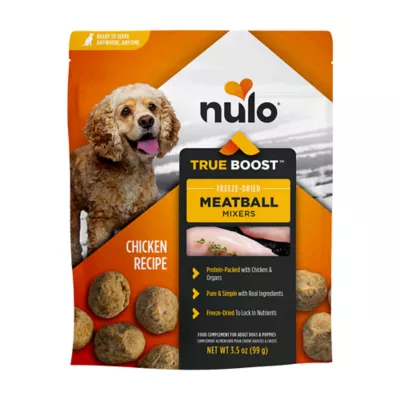 Nulo True Boost Freeze Dried Meatball Mixers All Lifestages Dog Food Toppers - 3.5 oz - Image 1