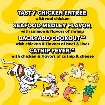 Temptations Wet Cat Food - Pate in Gravy, Variety Pack, 36 Count, 3.5 OZ - Image 3
