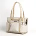 Cleverpup Lightweight Transit Tote Dog Carrier W/ Food-Safe Pouch & Poop Bag Dispenser, Sand image thumbnail 7