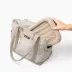 Cleverpup Lightweight Transit Tote Dog Carrier W/ Food-Safe Pouch & Poop Bag Dispenser, Sand image thumbnail 8