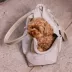 Cleverpup Lightweight Transit Tote Dog Carrier W/ Food-Safe Pouch & Poop Bag Dispenser, Sand image thumbnail 10
